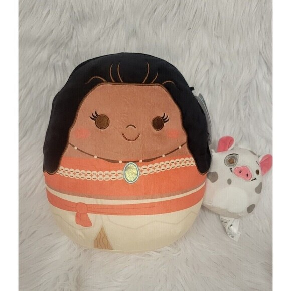 Kellytoy Disney's Moana 10in. & Pua 4in. Squishmallow - Picture 1 of 3